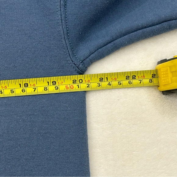 Kitty Cat Meow Hawaiian Floral Graphic Deep Navy Blue Hoodie Sweatshirt Adult S - Picture 7 of 8